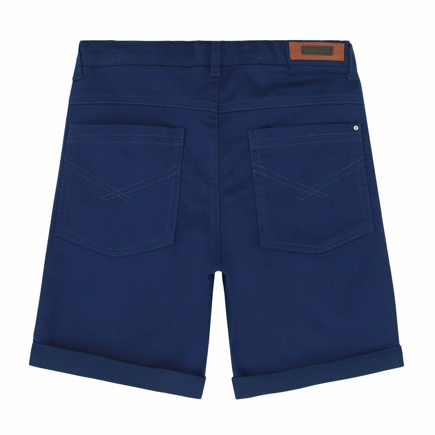 Boys Navy Blue Shorts, 1, hi-res