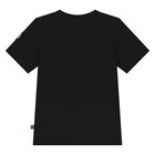 Younger Boys Black Logo T-Shirt, 2, hi-res
