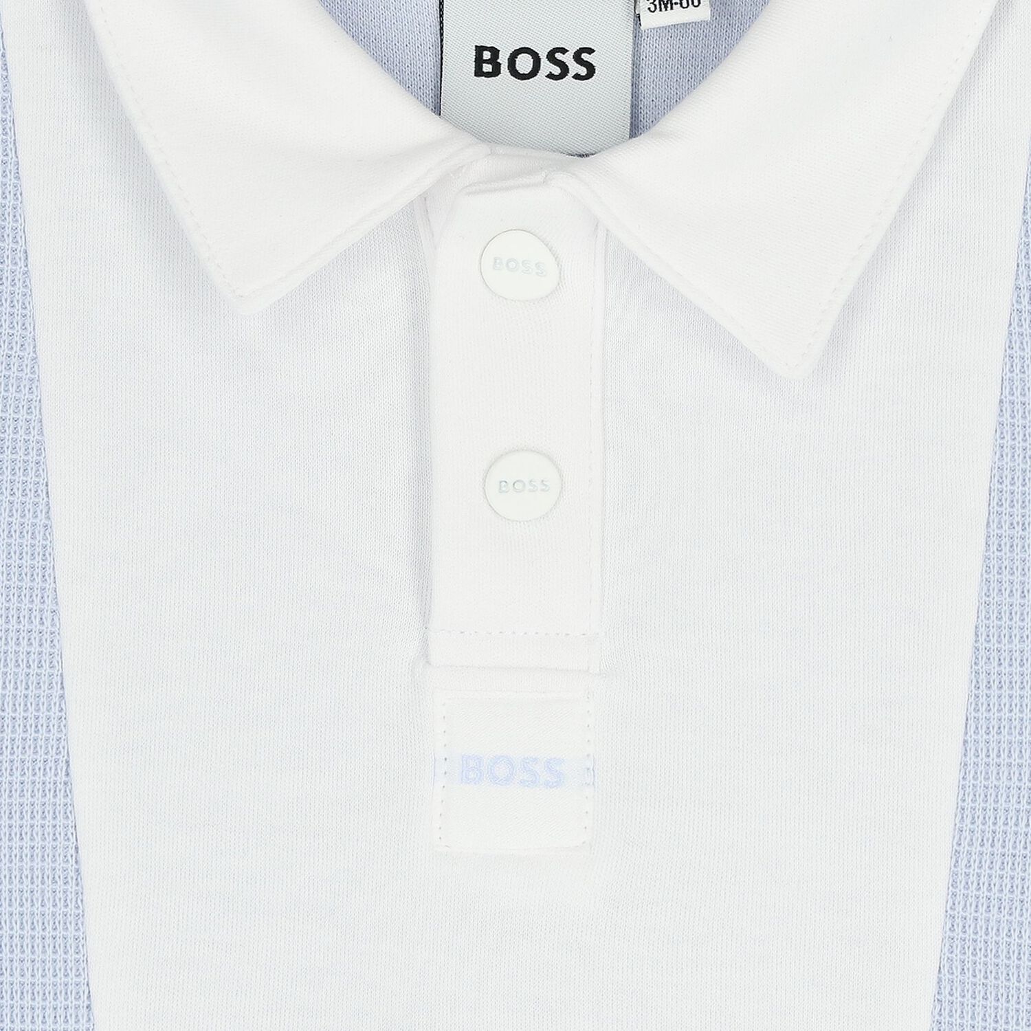 Baby Boys White & Blue Knitted Shorts Set, 2, hi-res