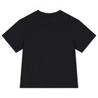 Black Teddy Bear Logo T-Shirt, 7, hi-res