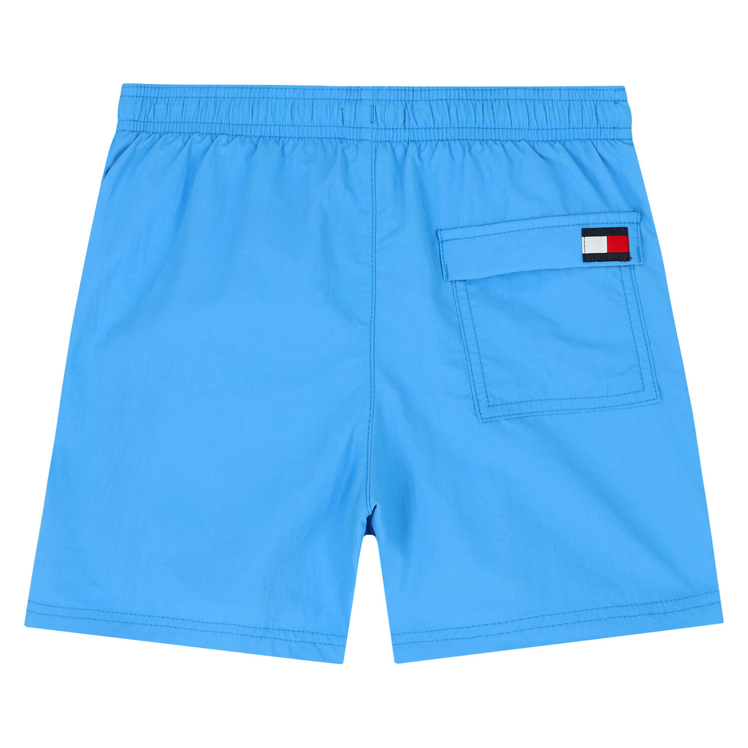 Boys Blue Logo Swim Shorts, 4, hi-res
