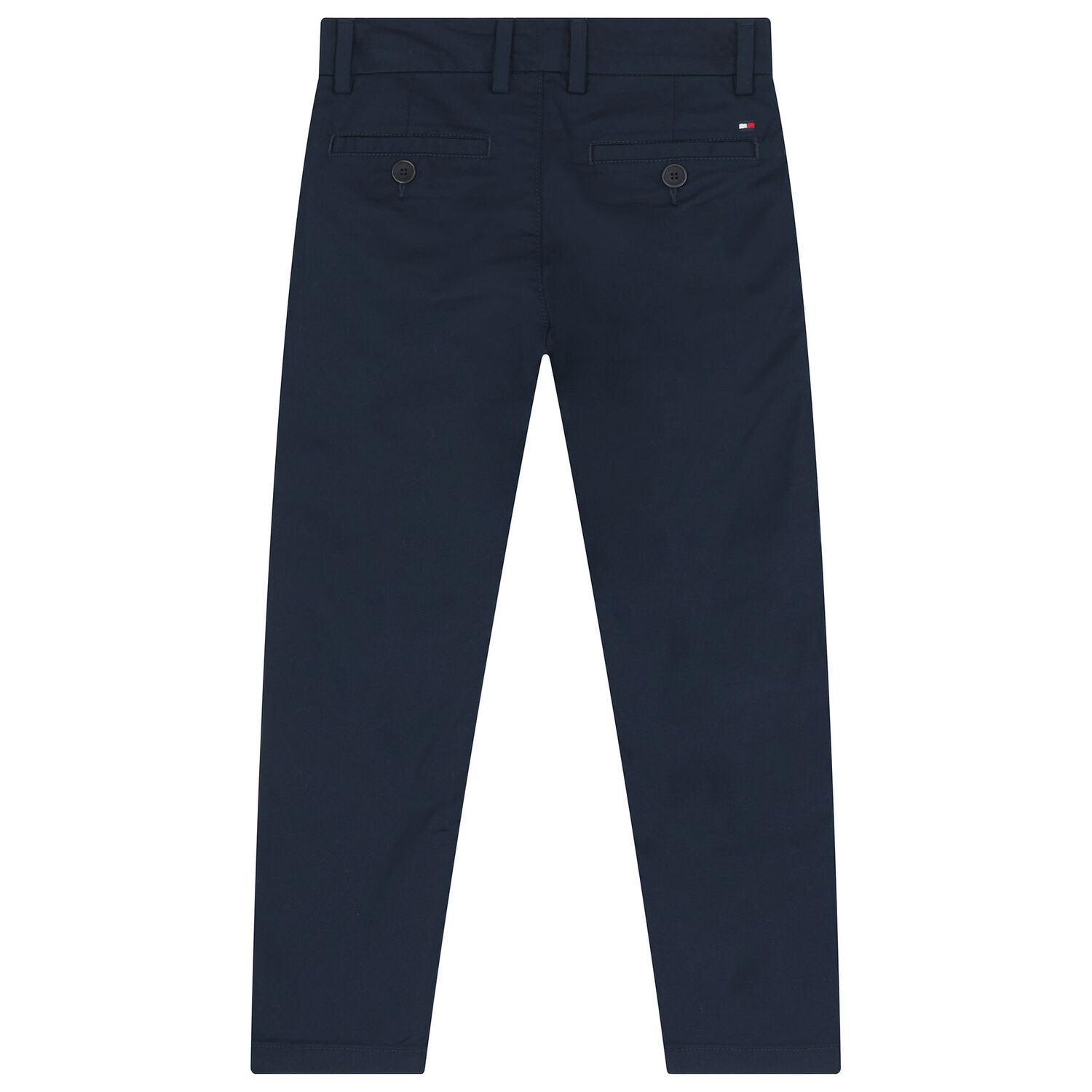 Boys Navy Blue Chino Trousers, 1, hi-res