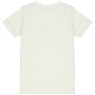 Boys Ivory Logo T-Shirt, 2, hi-res