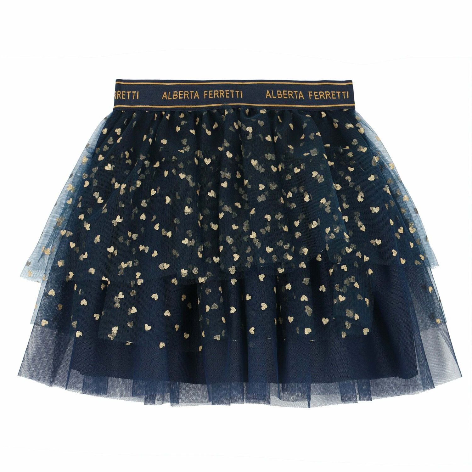 Girls Navy Tulle Skirt, 1, hi-res image number null