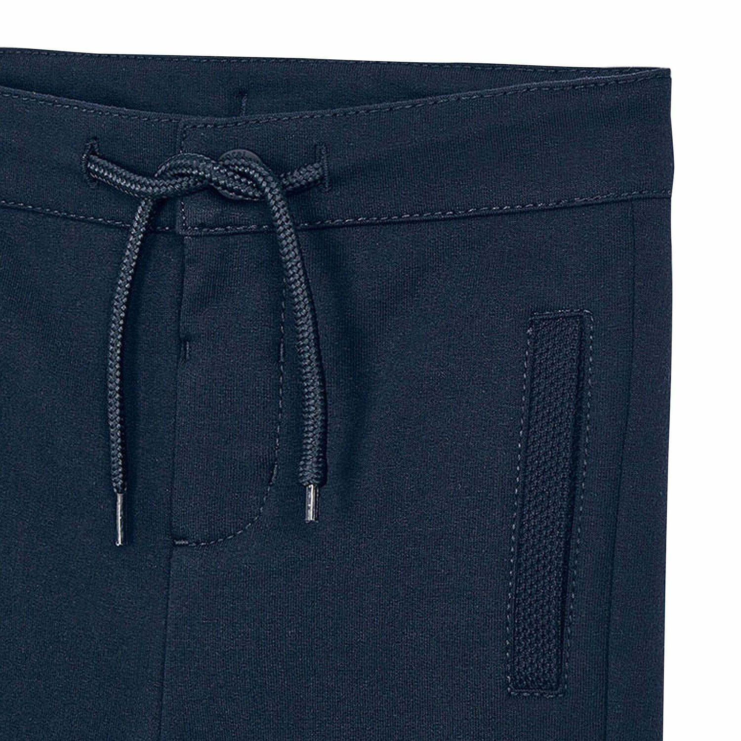 Boys Navy Blue Joggers, 1, hi-res