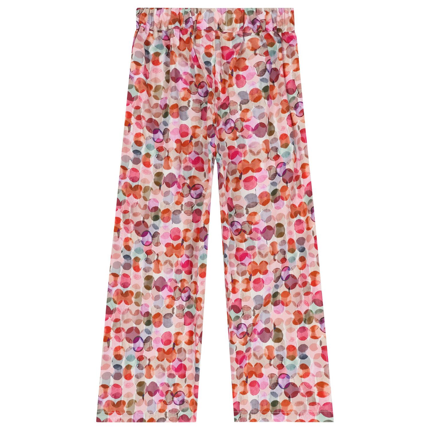 Girls Multi-Coloured Logo Trousers, 1, hi-res