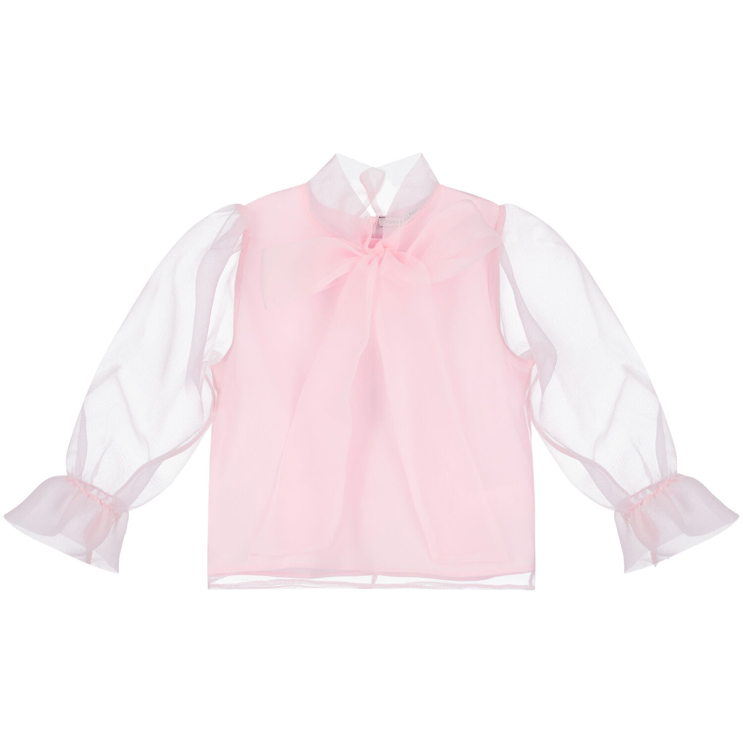 Girls Pink Organza & Jacquard Skirt Set, 1, hi-res