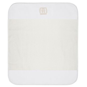 Ivory & Gold Logo Baby Blanket