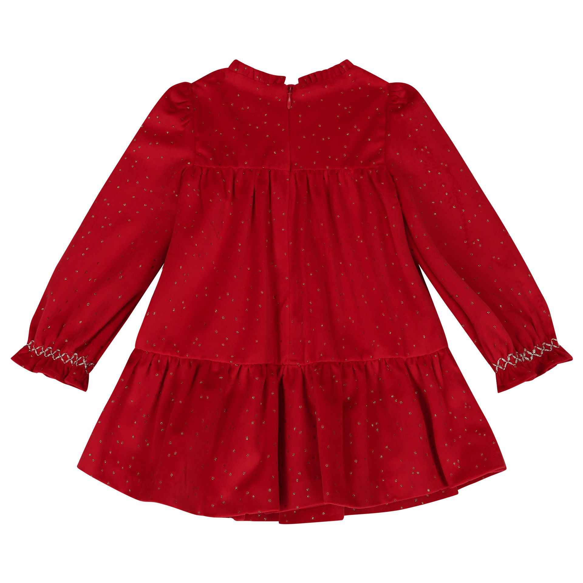 Mayoral red velvet sales dress