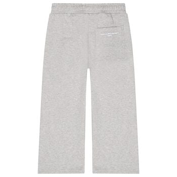 Girls Grey Logo Trousers