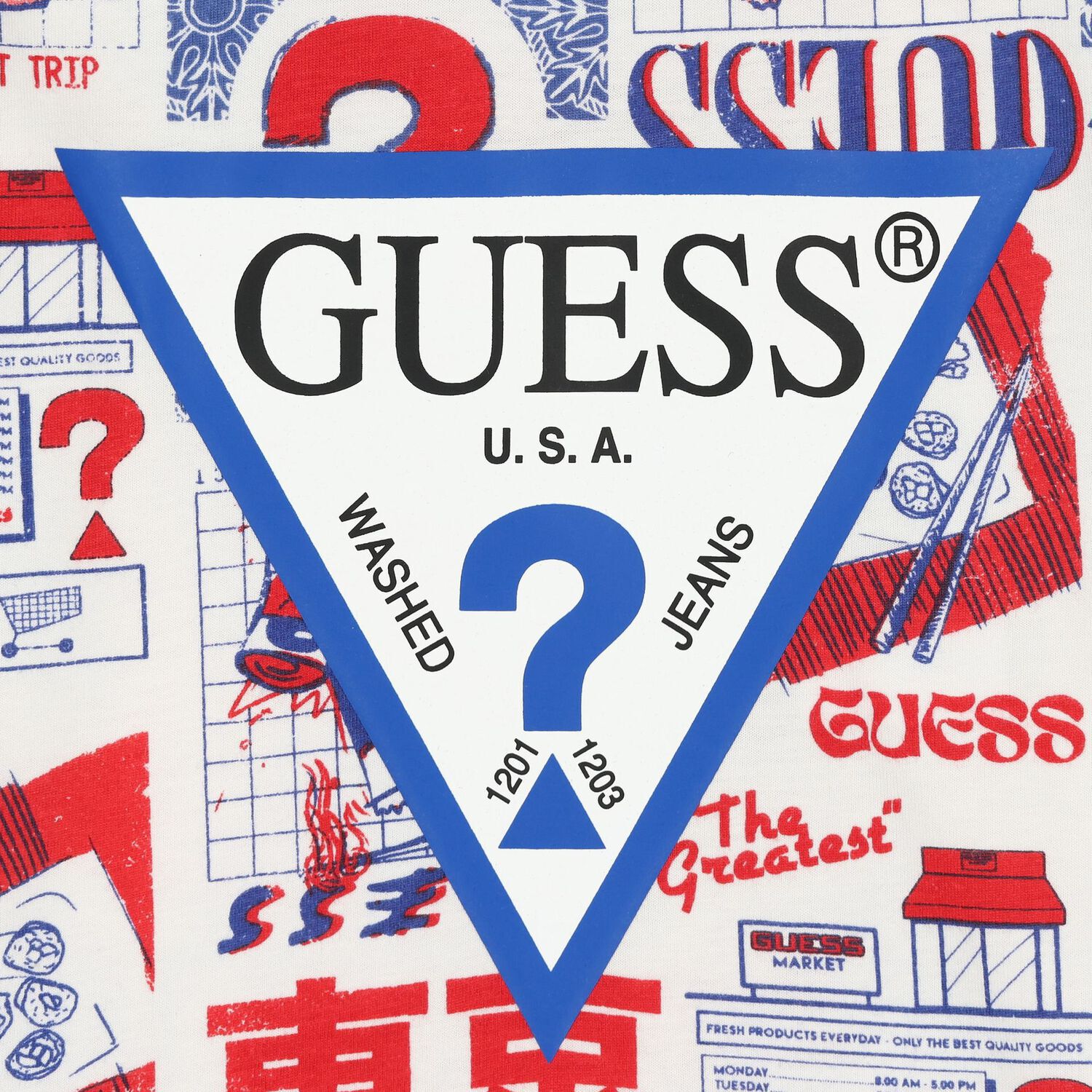 Boys White Logo T-Shirt, 3, hi-res