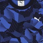 Boys Navy Blue & Blue Logo T-Shirt, 1, hi-res