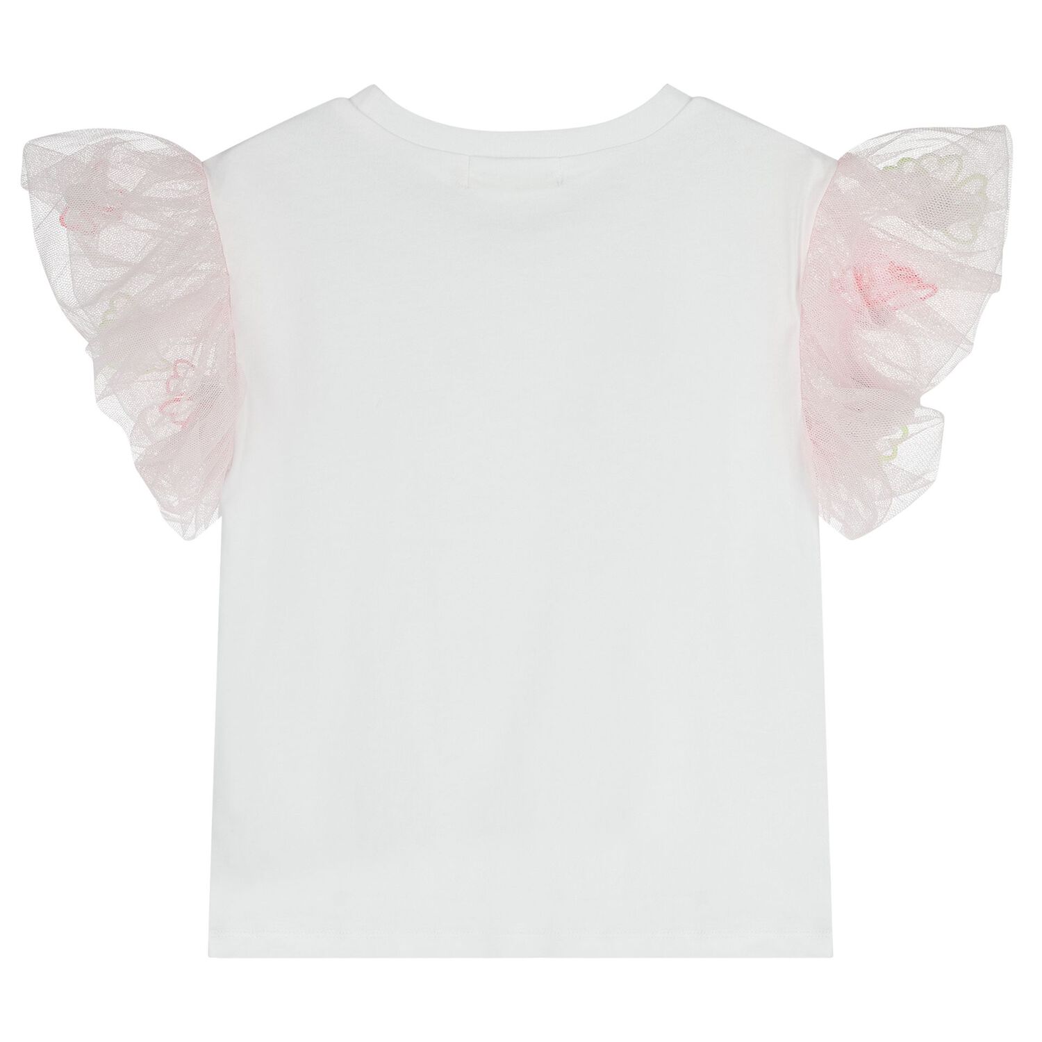 Girls White & Pink T-Shirt, 1, hi-res