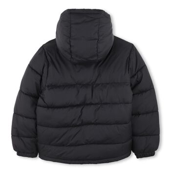 Boys Black Logo Puffer Jacket 