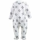 Ivory Bunny Babygrow, 1, hi-res
