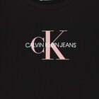 Girls Black Logo T-Shirt, 9, hi-res
