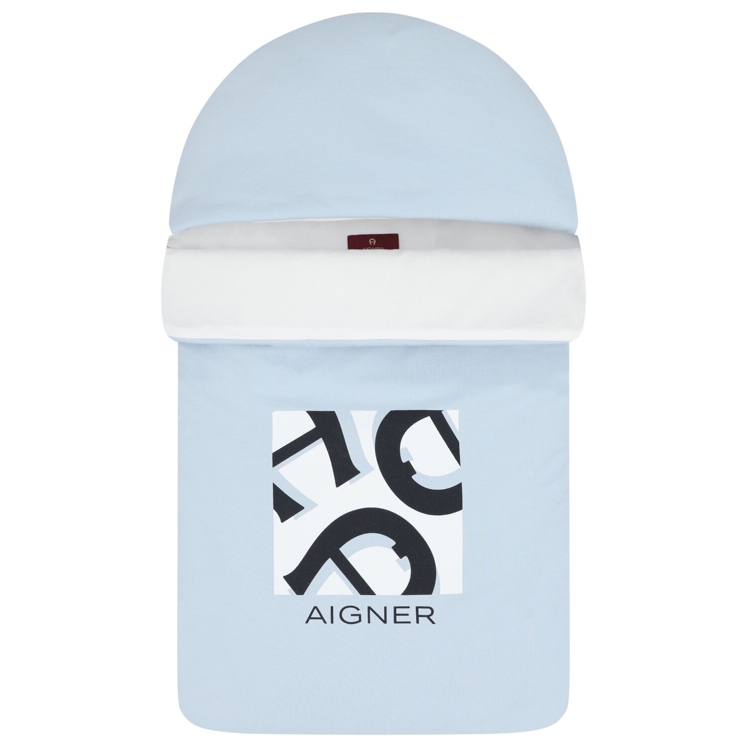 Baby Boys Navy Blue & White Logo Nest, 1, hi-res