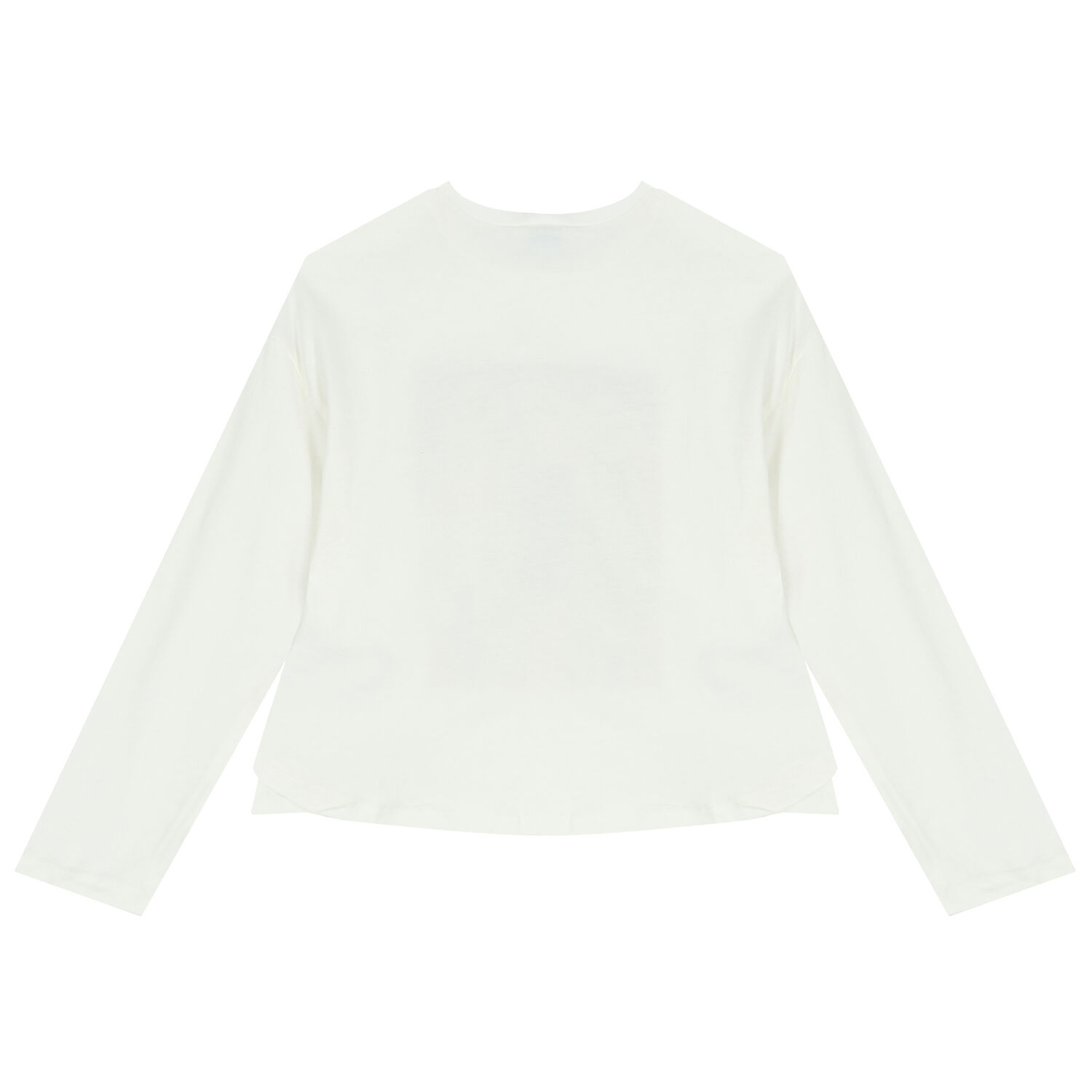 Girls Ivory Long Sleeve Top, 1, hi-res image number null