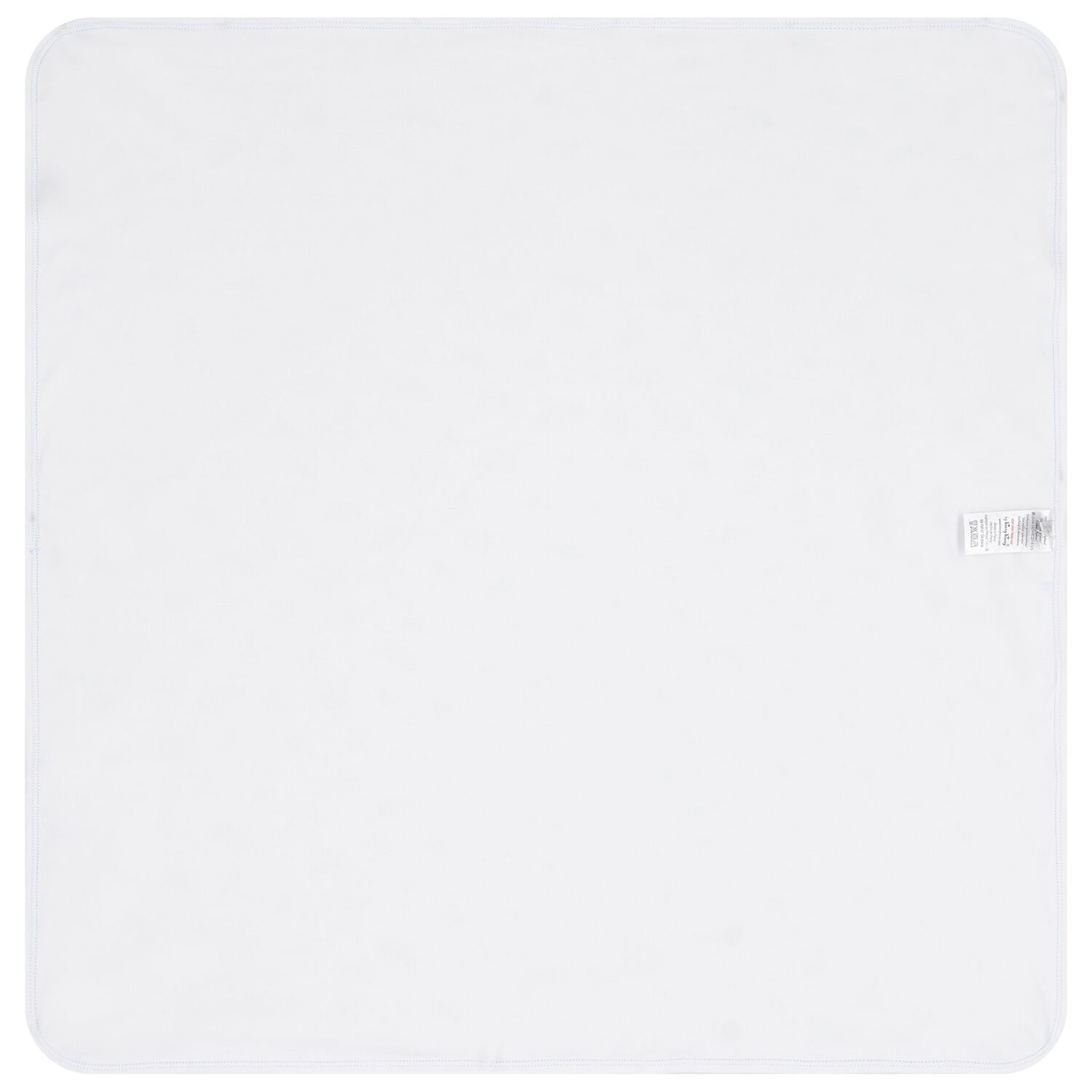 Baby Boys White & Blue Boys Vintage Toy Treasures Blanket, 1, hi-res image number null