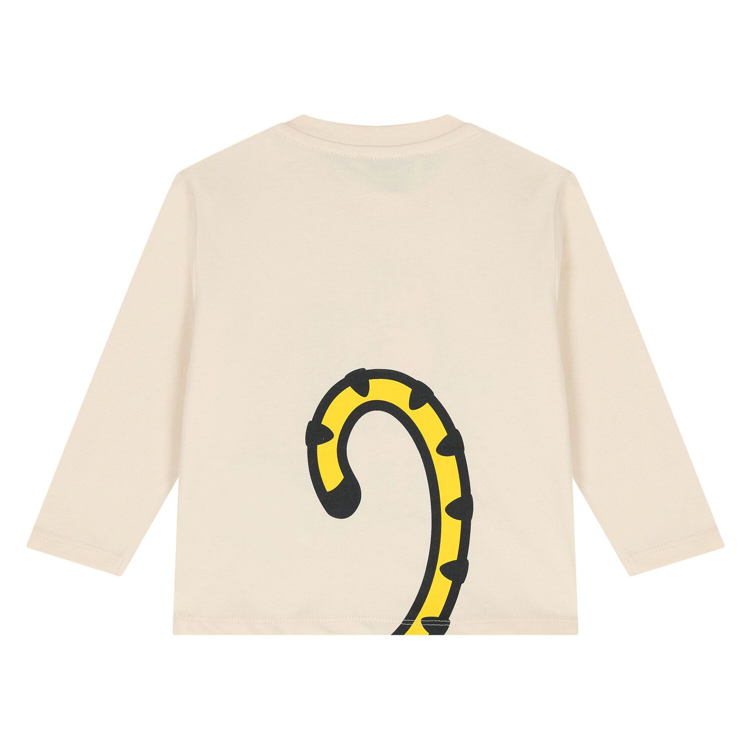 Younger Ivory Tiger Logo Long Sleeve Top, 1, hi-res
