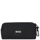 Boys Black Canvas Backpack, 1, hi-res