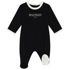 Ivory & Black Logo Babygrow Gift Set, 1, hi-res