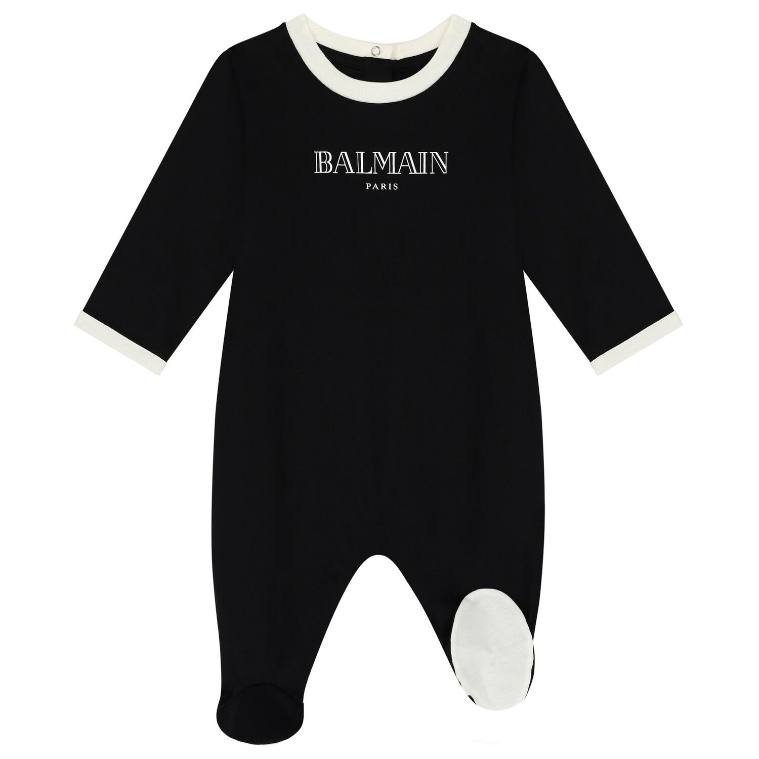 Ivory & Black Logo Babygrow Gift Set, 1, hi-res