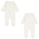 Baby Girls Ivory Fairy Babygrows ( 2- Pack ), 1, hi-res