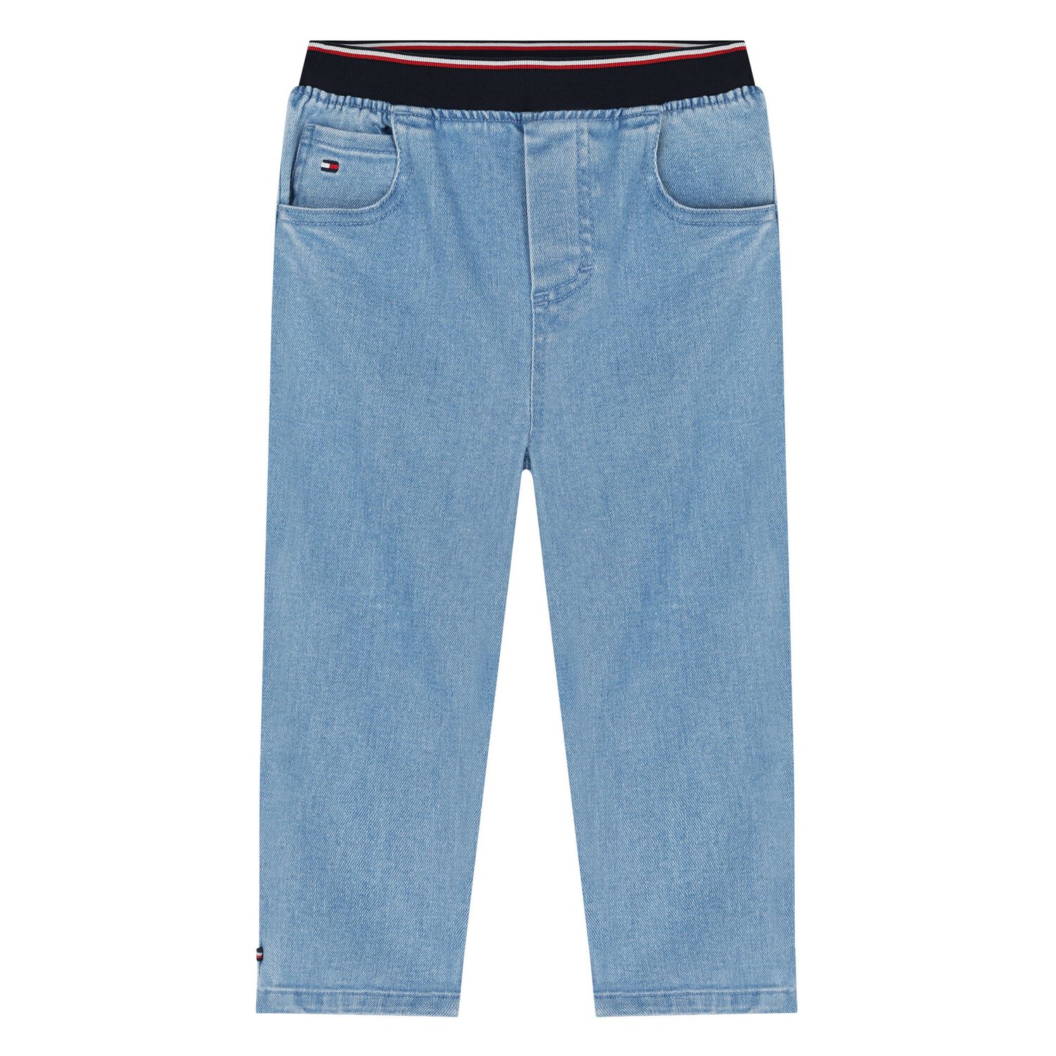 Younger Boys Blue Logo Denim Jeans, 1, hi-res image number null