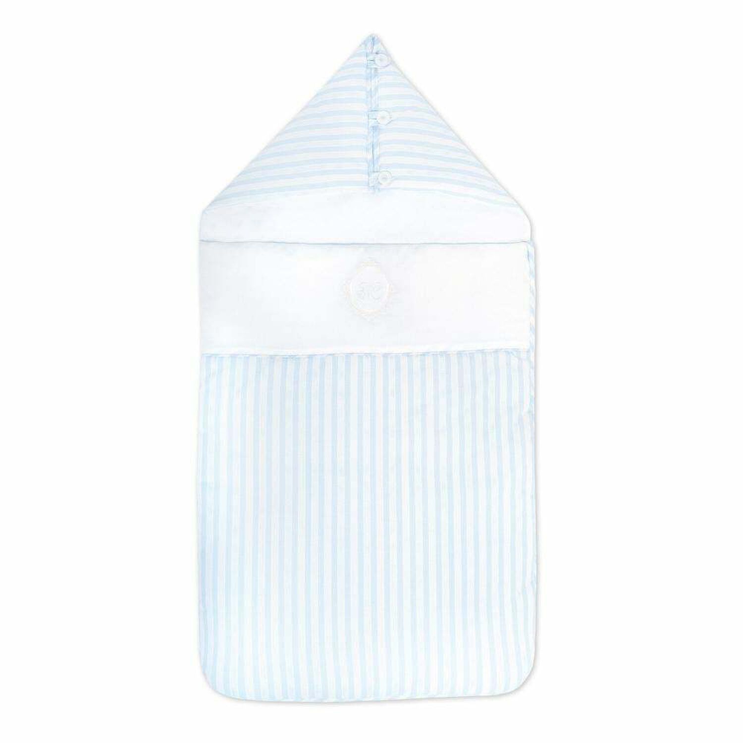 Baby Boys Blue Striped Nest, 1, hi-res image number null