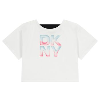 Girls White Logo T-Shirt
