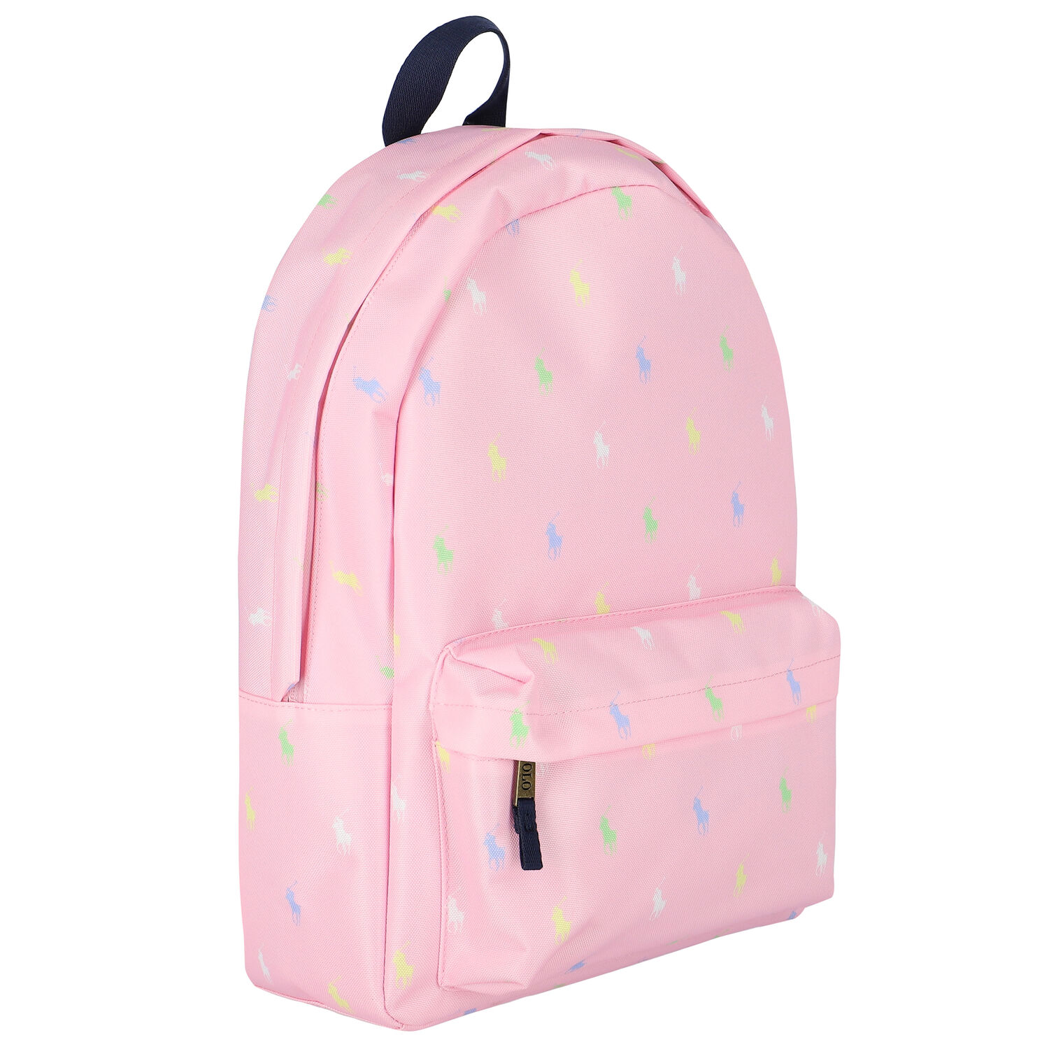 Girls Pink Logo Backpack, 2, hi-res