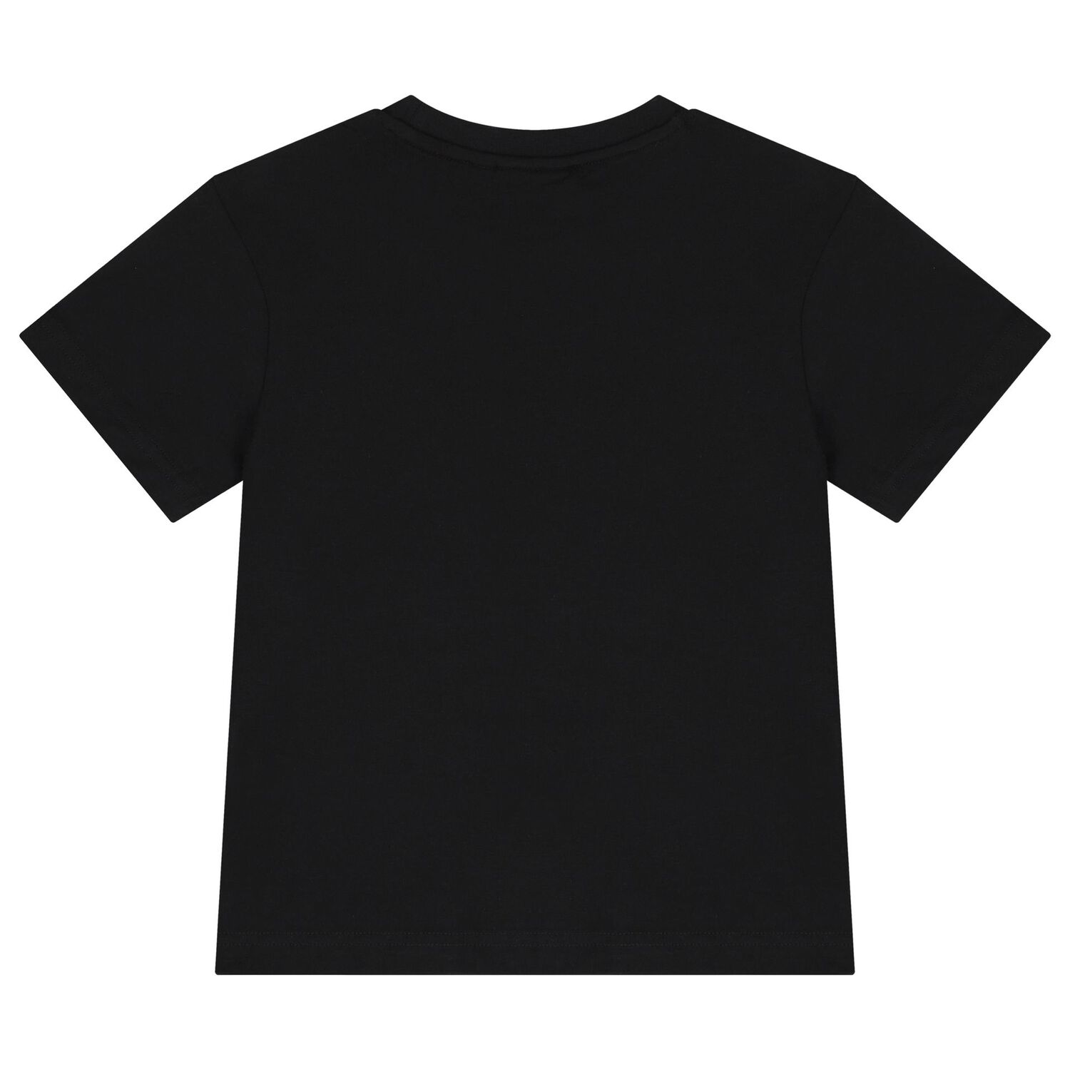 Boys Black Logo T-Shirt, 1, hi-res