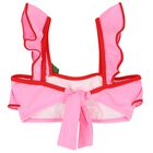Girls Pink Ruffled Bikini, 1, hi-res