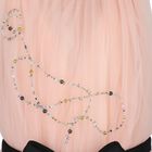 Girls Pink & Black Tulle Dress, 1, hi-res
