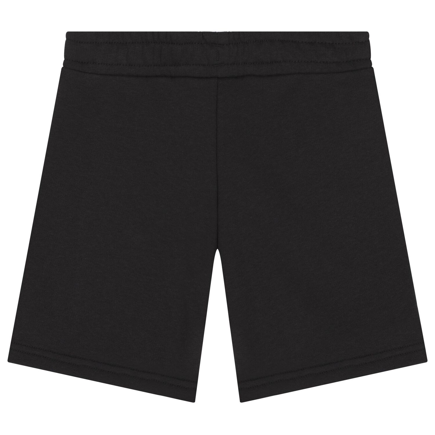 Boys Black Logo Shorts, 1, hi-res