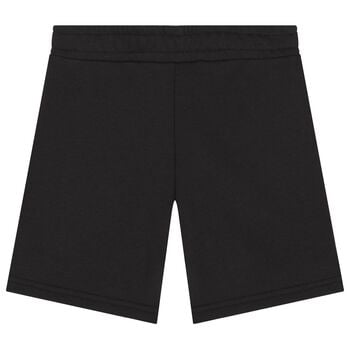 Boys Black Logo Shorts
