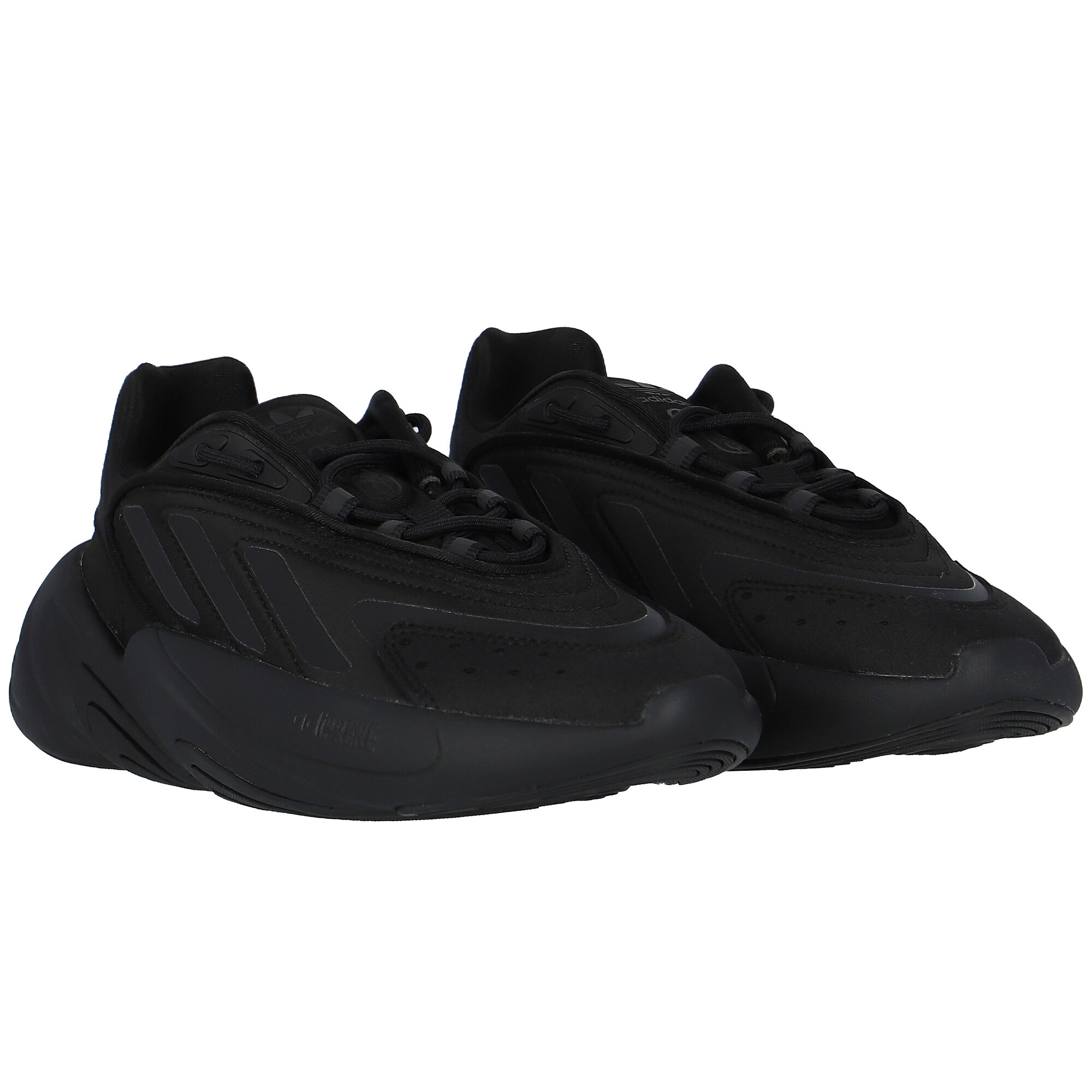 Adidas Kids Black Ozelia Trainers Junior Couture UK