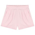 Girls Pink Logo Shorts, 1, hi-res