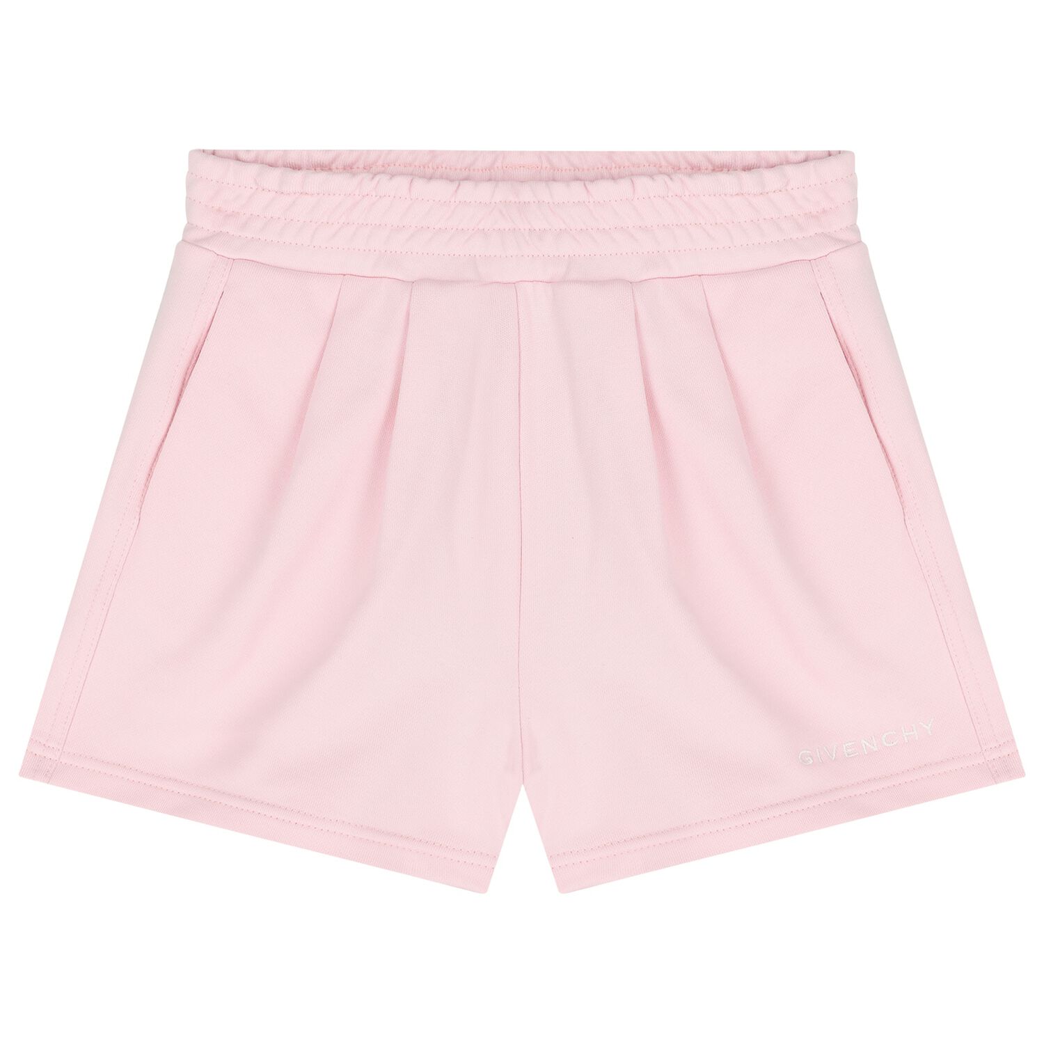 Girls Pink Logo Shorts, 1, hi-res