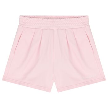 Girls Pink Logo Shorts