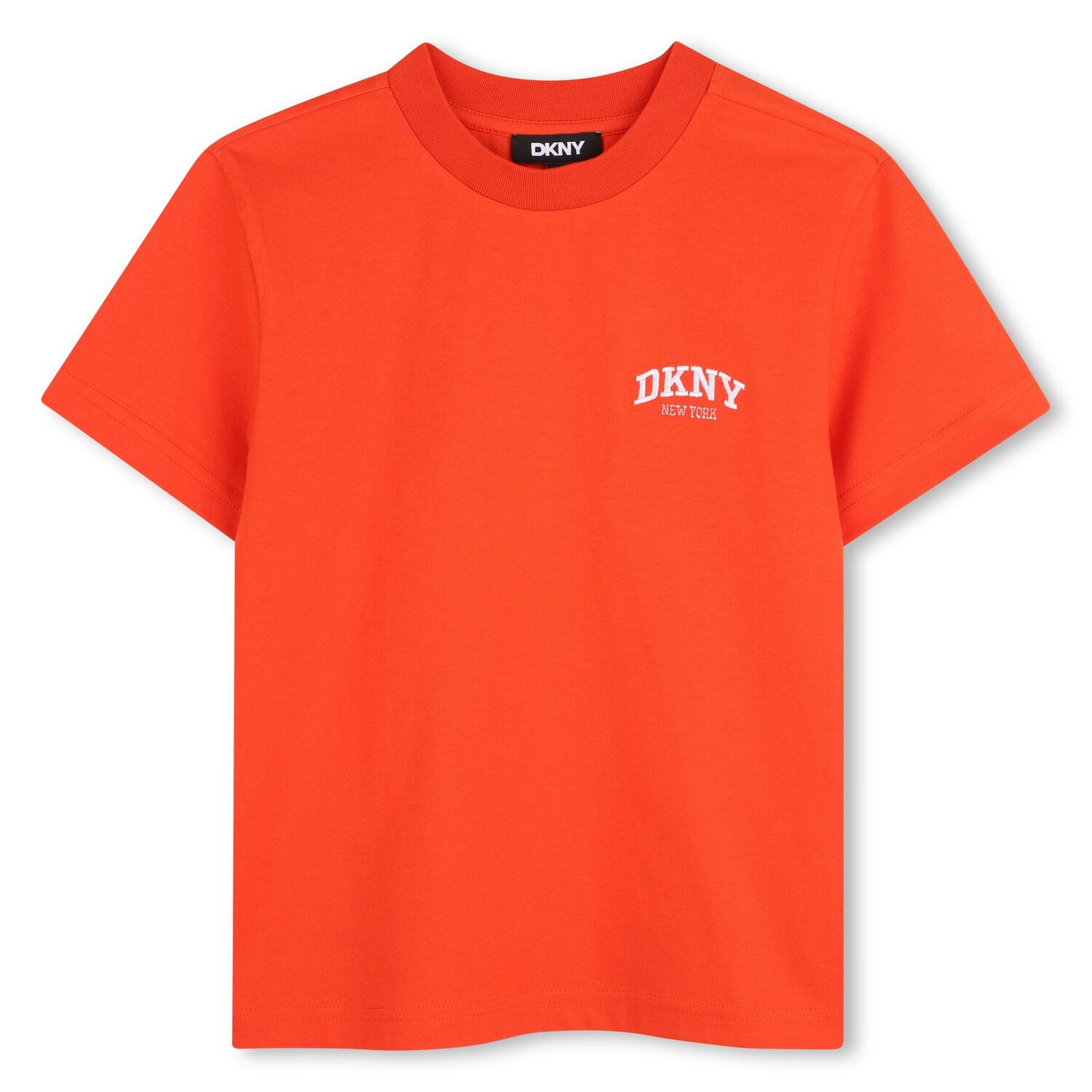 Boys Orange Logo T-Shirt, 1, hi-res