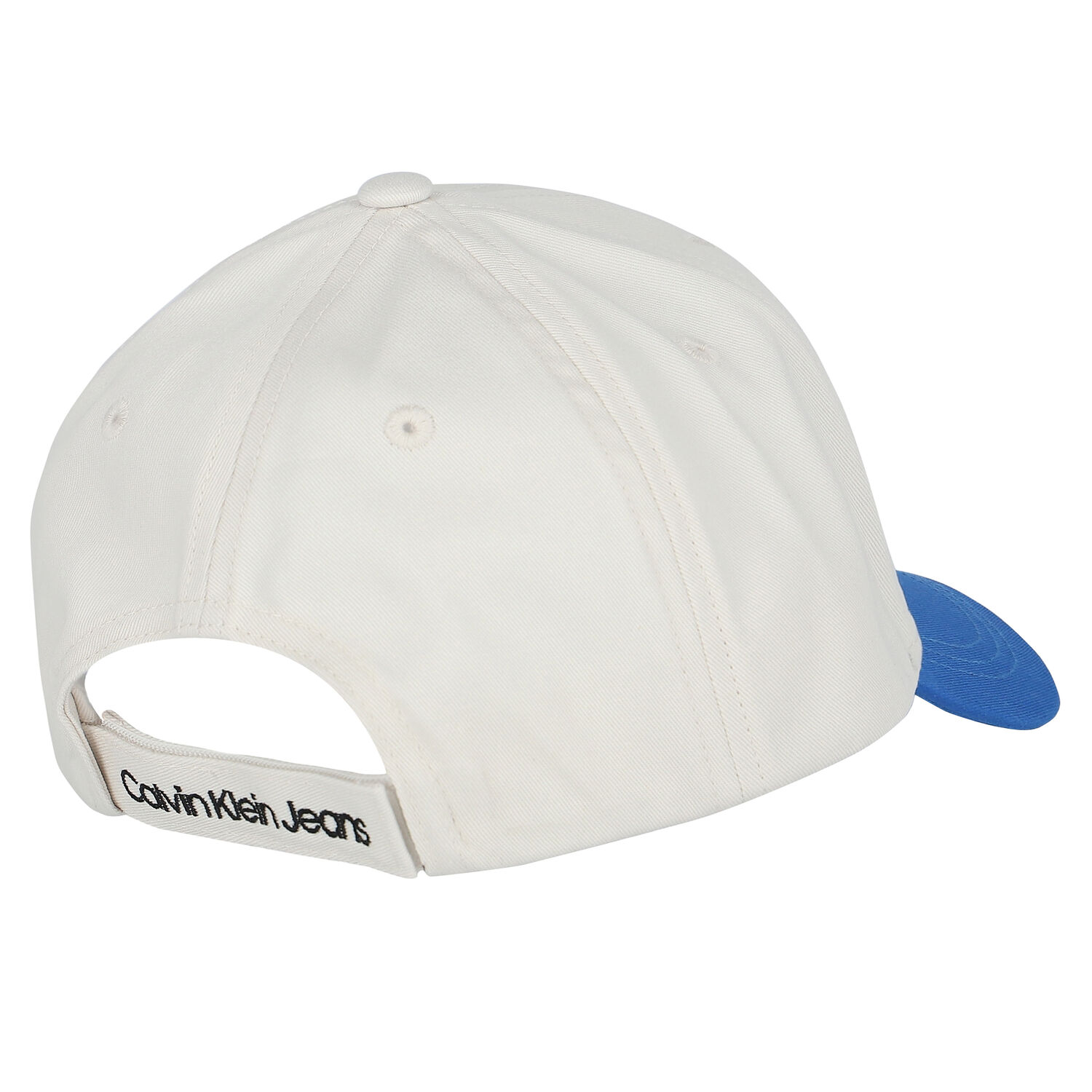 Ivory & Blue Logo Cap, 1, hi-res