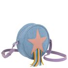 Girls Blue Shooting Star Shoulder Bag, 1, hi-res