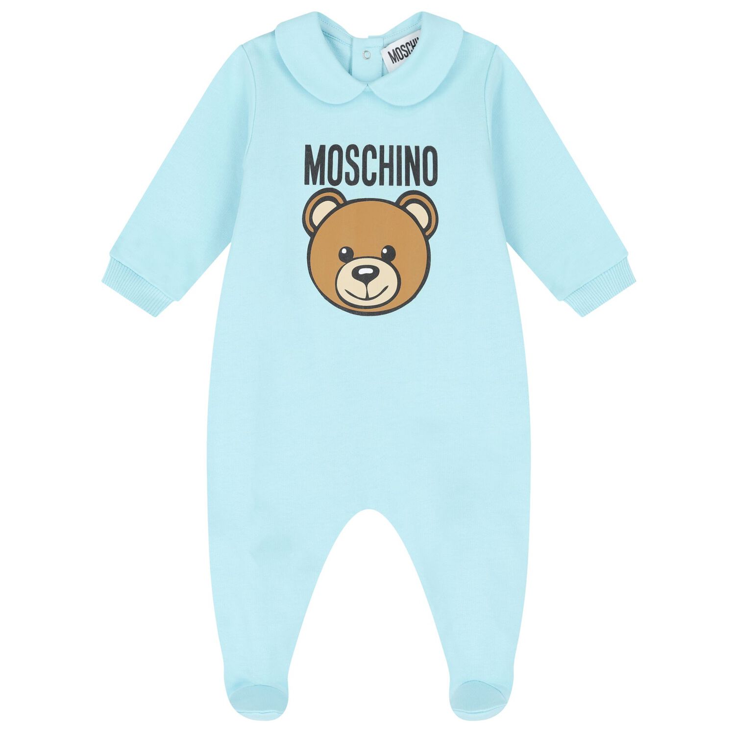 Blue Teddy Bear Logo Babygrow Gift Set, 4, hi-res