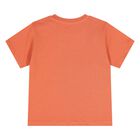 Younger Boys Orange T-Shirt, 1, hi-res