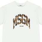 Boys White Logo T-Shirt, 1, hi-res