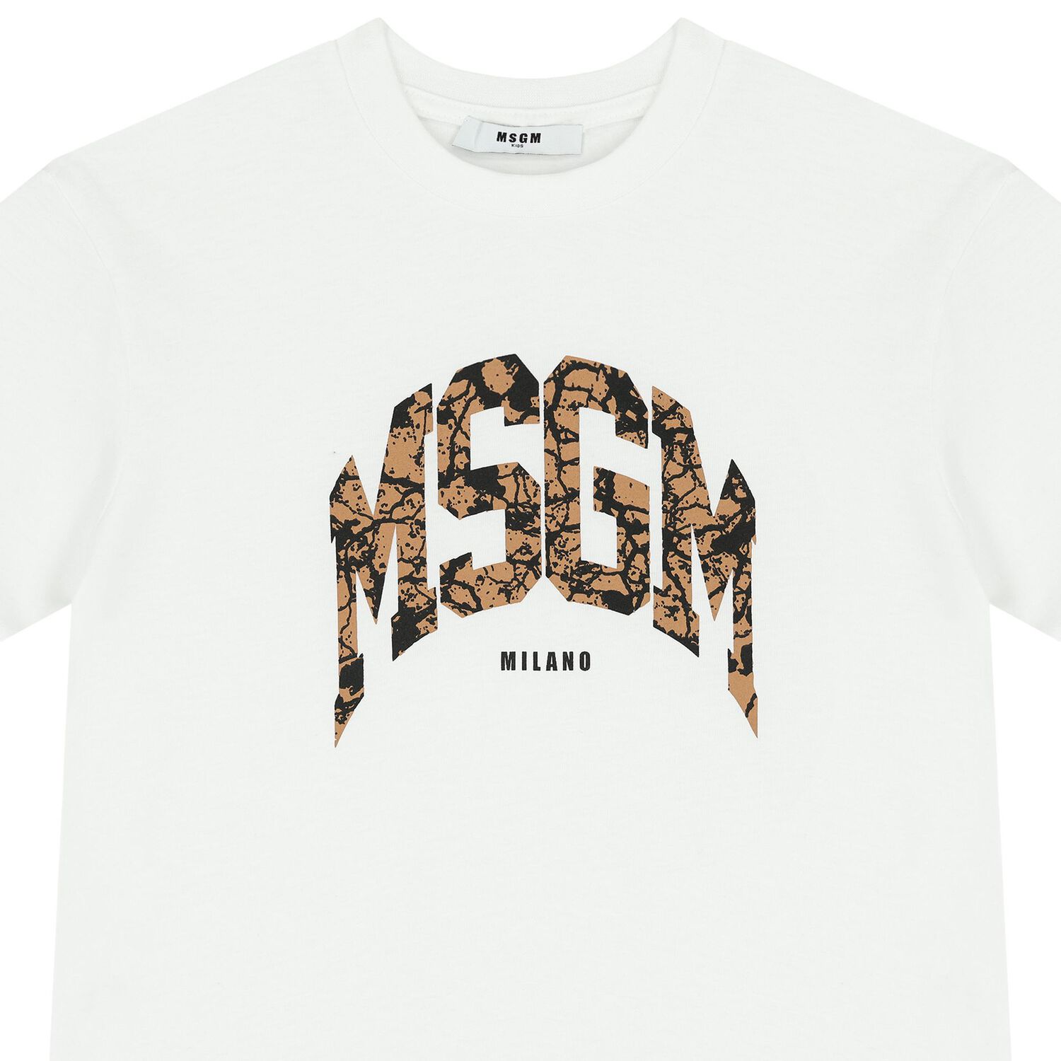 Boys White Logo T-Shirt, 1, hi-res