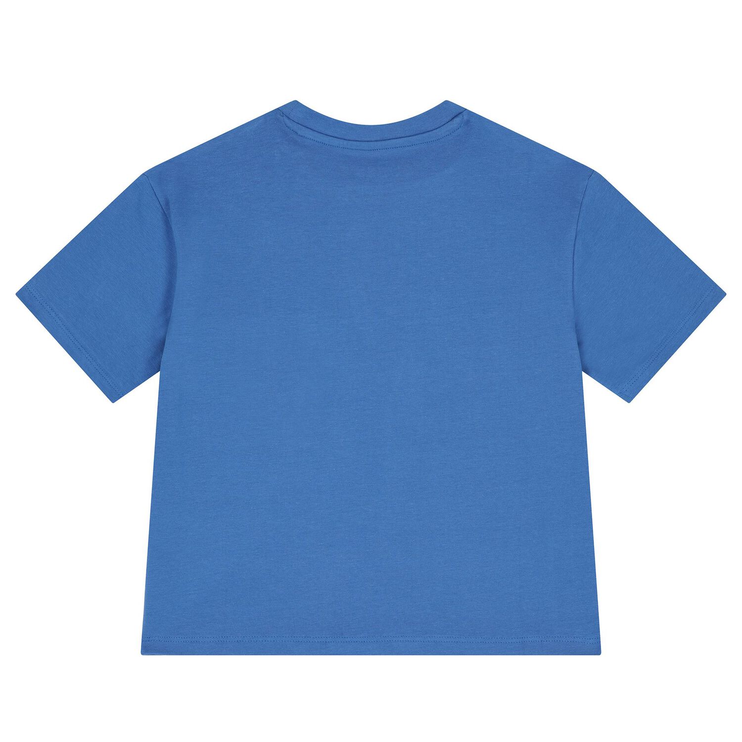 Girls Blue Embellished Logo T-Shirt, 2, hi-res image number null