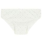 Girls Pink & White Briefs (4 Pack), 1, hi-res